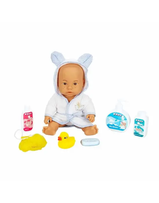 030031 Sunman, Bebelou Banyo Zamanı Bebek Seti, 35 cm / +3 yaş