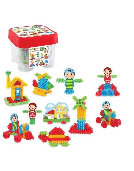 03316 KAKTÜS BLOKLAR KOCA 80PCS