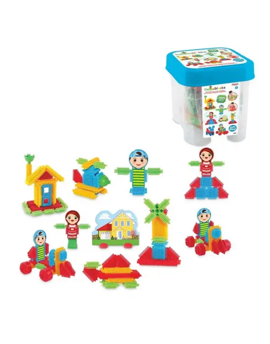 03324 KAKTÜS BLOKLAR KOCA 120PCS