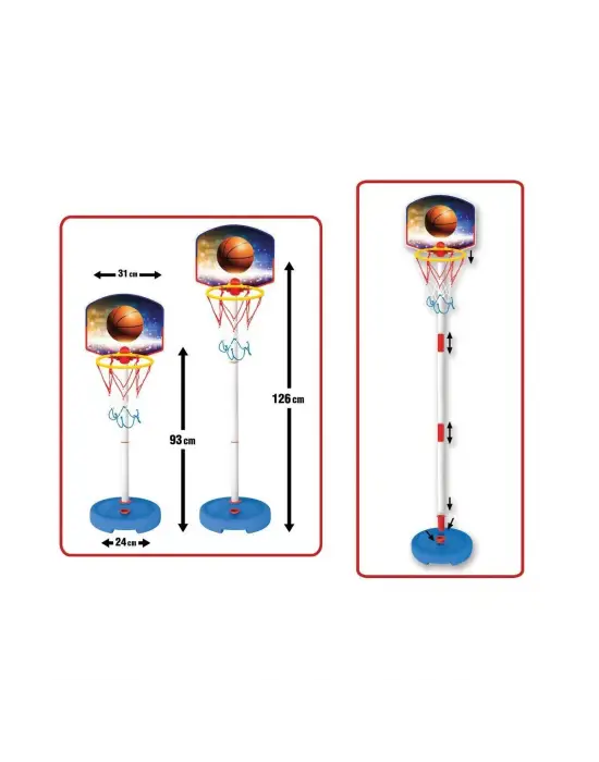 03650 Küçük Ayaklı Basketbol Potası -Fentoys