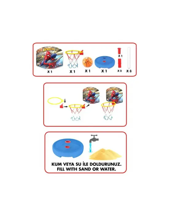 03653 Benorra Küçük Ayaklı Basketbol Potası -Fentoys