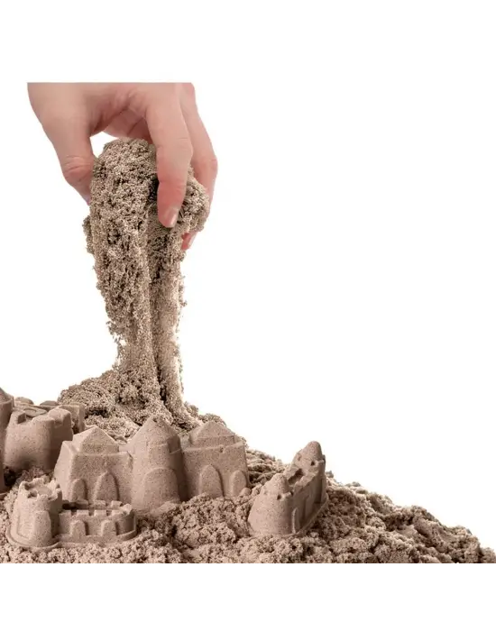03690  Aksesuarlı Naturel Kinetik Oyun Kumu 1000 gr -Dede