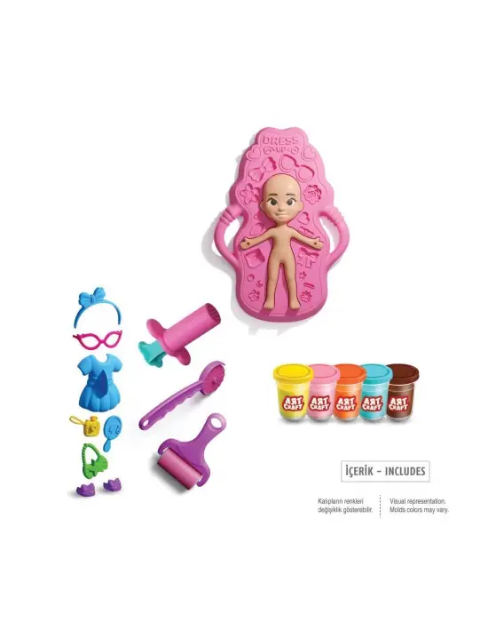 Omarı Yaratıcı Bebek Giydirme Hamur Seti