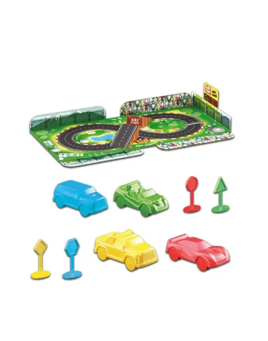 Omarı Yaratıcı Araba Kum Seti 600 gr - Oyuncağınızı Şekillendirin