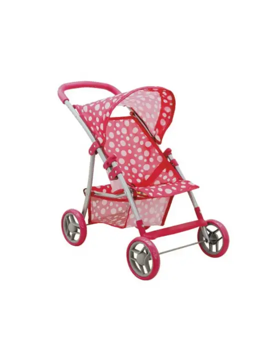 Omarı Trend Desenli 4 Tekerlekli Oyuncak Puset