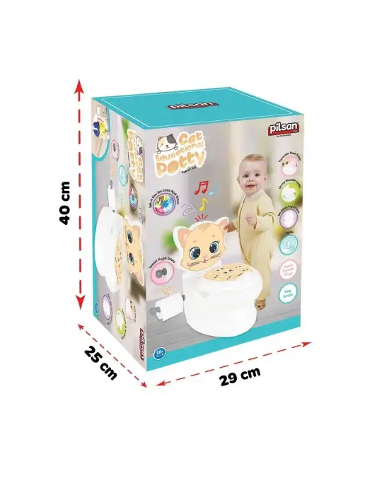 07 563 b Eğitici Kedi Klozet