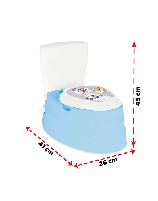 07 569 Konuşan Eğitici Klozet Mavi -Pilsan Oyuncak