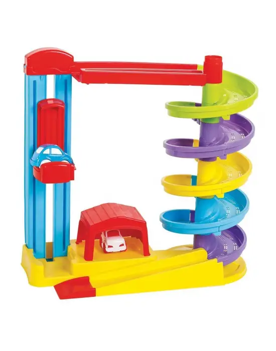 Omarı Asansörlü Yol Seti - Eğlenceli Çocuk Oyuncakları