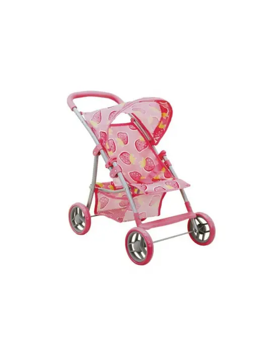 09324 Çilek Desenli 4 Tekerlekli Puset -Sunman