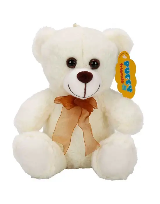 0998 SUN-JHN-PFF-SK PELUŞ AYI OTURAN KURDELELİ 21CM 2R