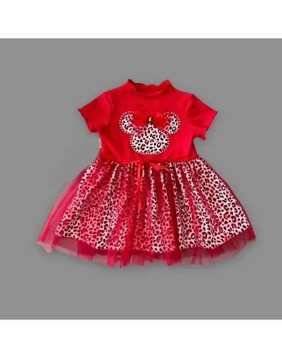 Göz Alıcı Mickey Mouse Tütü Elbise
