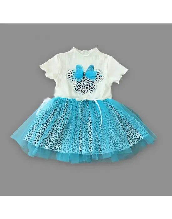 Zarif Fiyonklu Kız Bebek Tütü Elbisesi