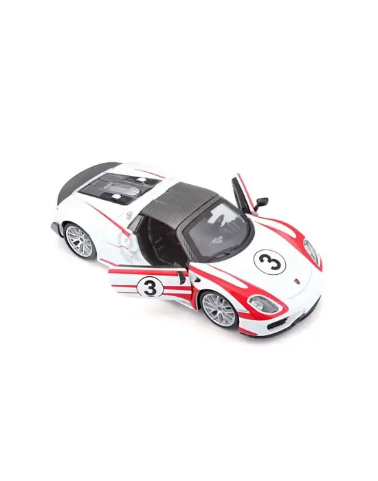 Omarı 1:24 Ölçekli Porsche Spyder Model Araba