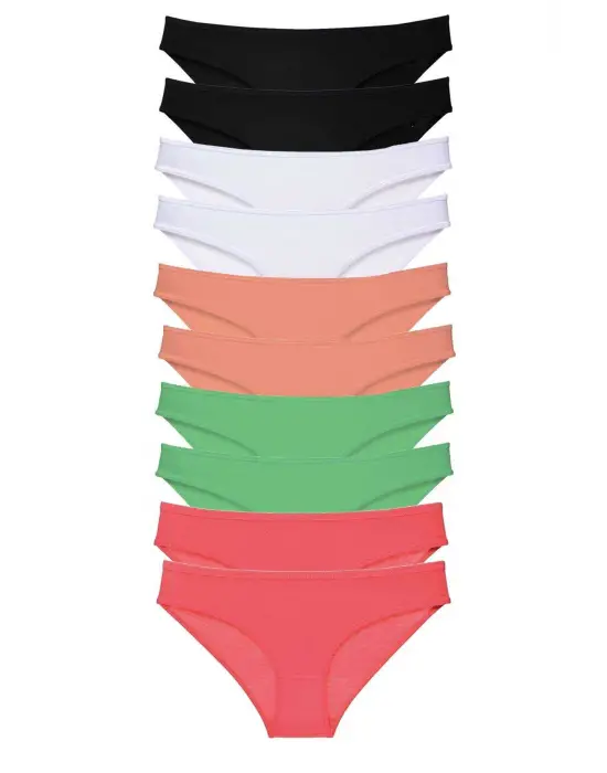 Kaliteli Likralı Kadın Slip Külot Seti