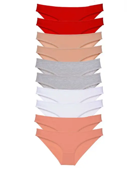 Kaliteli Likralı Kadın Slip Külot Seti