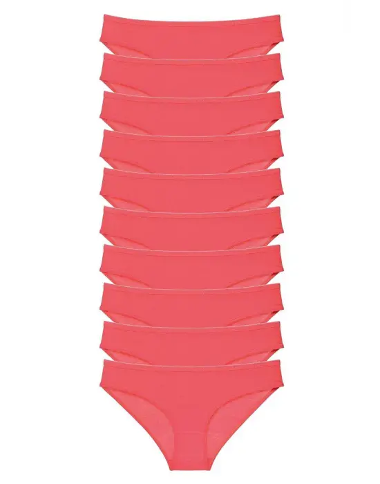 Modern Likralı Kadın Slip Külot Seti