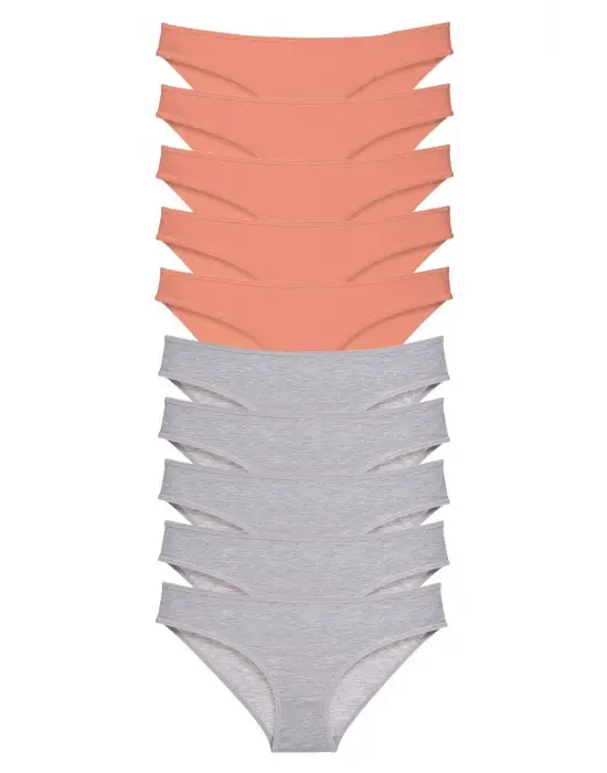 Modern Likralı Kadın Slip Külot Seti