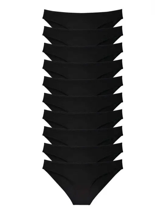 Çarpıcı Likralı Kadın Slip Külot