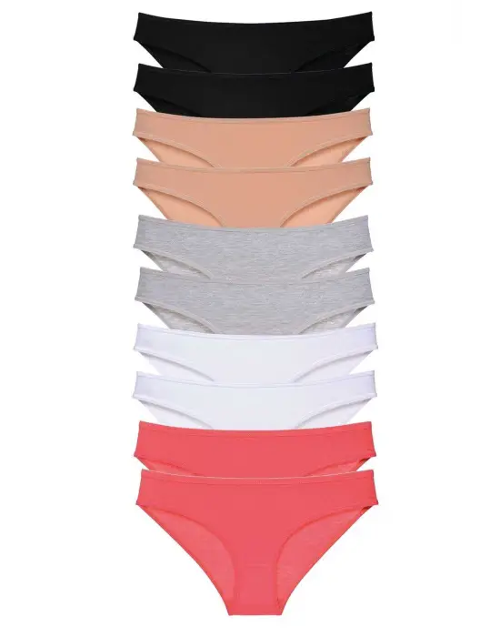 Modern Kadın Slip Külot 10luk Set