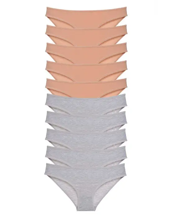 Trend Likralı Kadın Slip Külot Seti