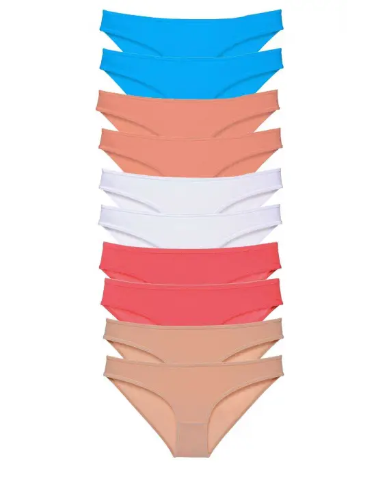 Çarpıcı Likralı Kadın Slip Seti