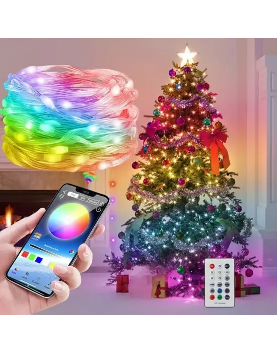 10 MT Uzaktan Kumandalı USB LED Işık – Çok Modlu Dekoratif Ortam Aydınlatmas