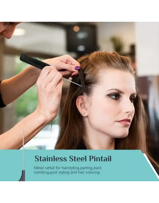 Omarı Profesyonel Kuaför Tarak Seti - Saç Kesim ve Şekillendirme için İdeal