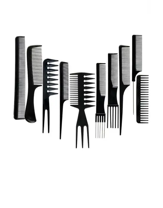Omarı Profesyonel Kuaför Tarak Seti - Saç Kesim ve Şekillendirme için İdeal