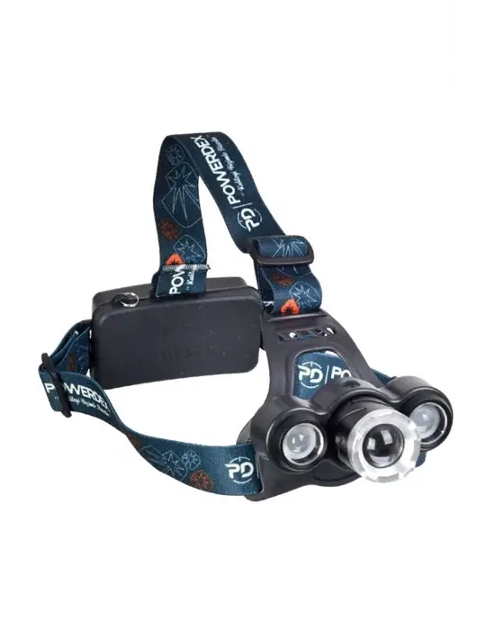 10 W Şarjlı Metal Yağmur Suyu Geçirmez Kafa Lambası - Feneri