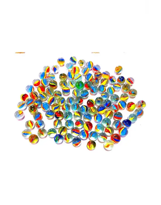 Omarı Renkli Cam Misket Bilye Oyuncak Seti