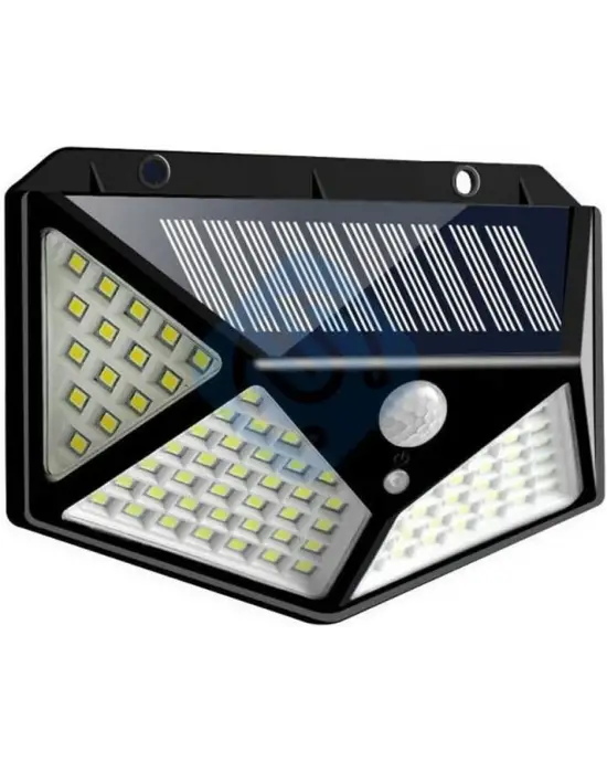 100 Led Dış Mekan Solar Aydınlatma Fotoselli Solar Lamba Hareket Sensörlü