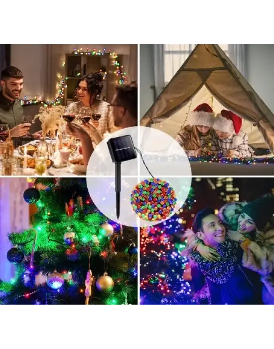 100 Led Rgb Solar 12m