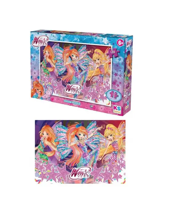 100 Parça Puzzle: Winx