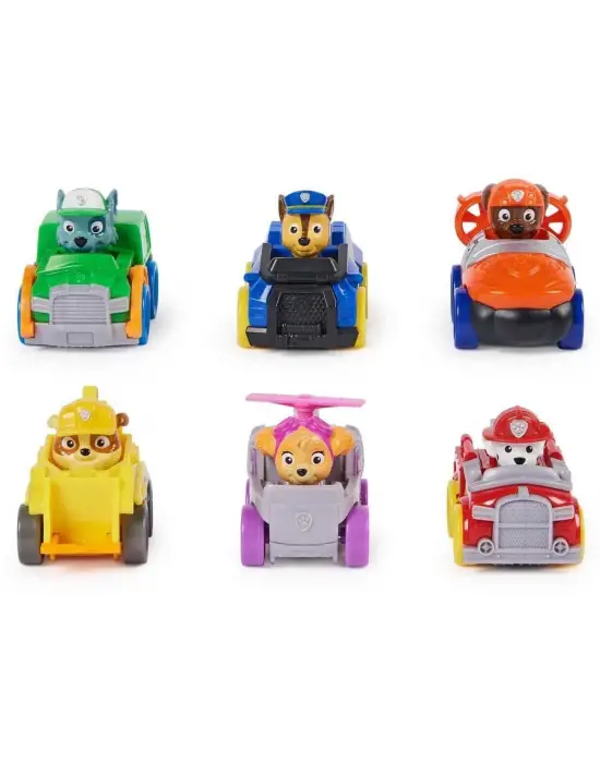 1001781 SUN-SPM-FİGÜR SET PAW PATROL PUP SQUAD RACERS 6LI PAKET