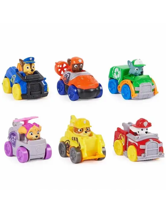 1001781 SUN-SPM-FİGÜR SET PAW PATROL PUP SQUAD RACERS 6LI PAKET