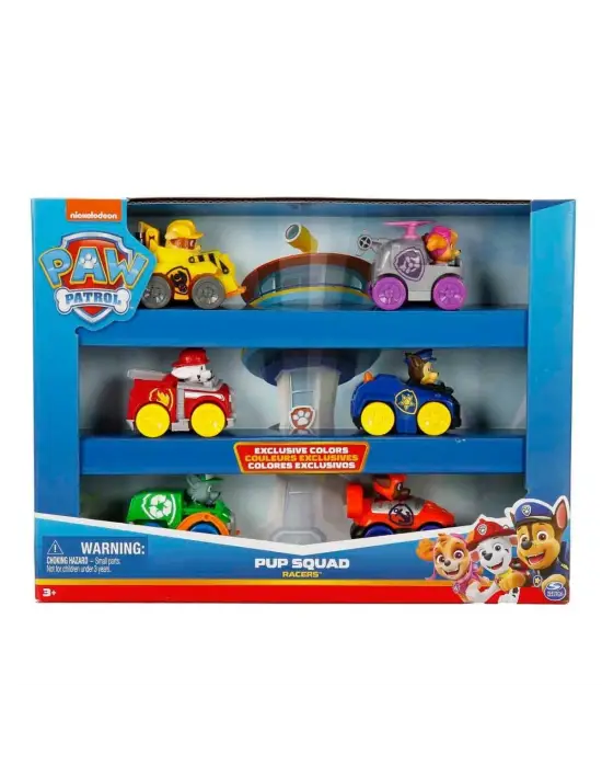 1001781 SUN-SPM-FİGÜR SET PAW PATROL PUP SQUAD RACERS 6LI PAKET