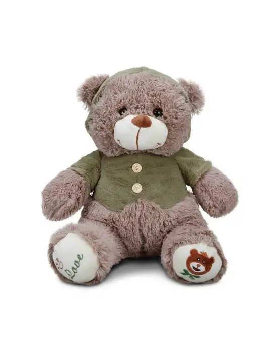 1014 Puffy Friends T Shirtlü Sevimli Peluş Ayı 43 cm