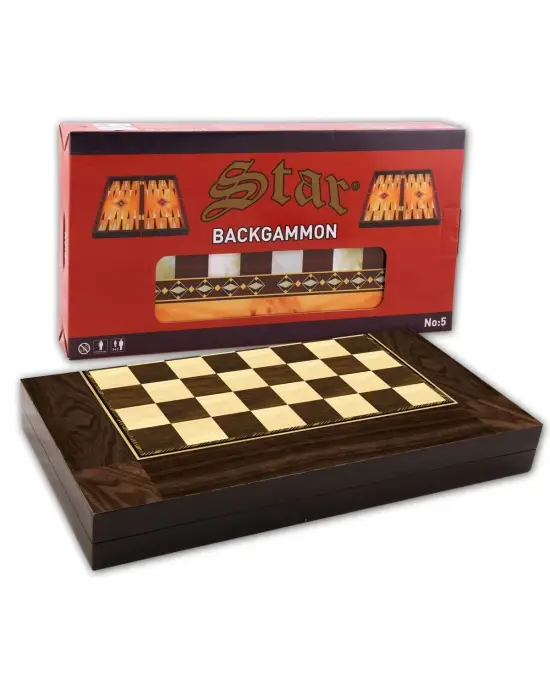 1020180 Star Polyester Ceviz Tavla (Büyük)