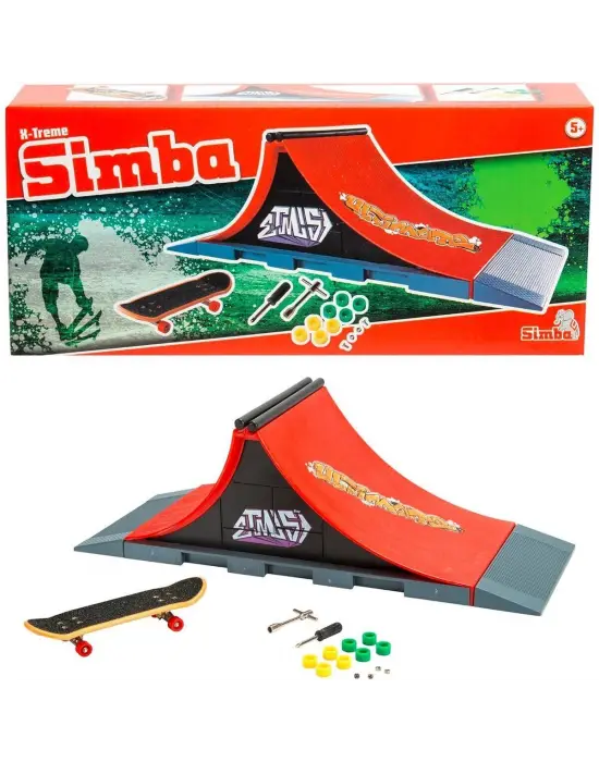 103304654 Finger Skateboard Ramp Ultimateramp 27x10x9cm skateboard 8 spare