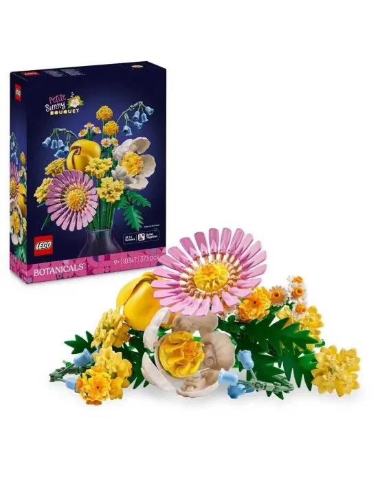 10347 Lego iconic Botanicals Pembe Çiçek Buketi 373 parça +9 yaş