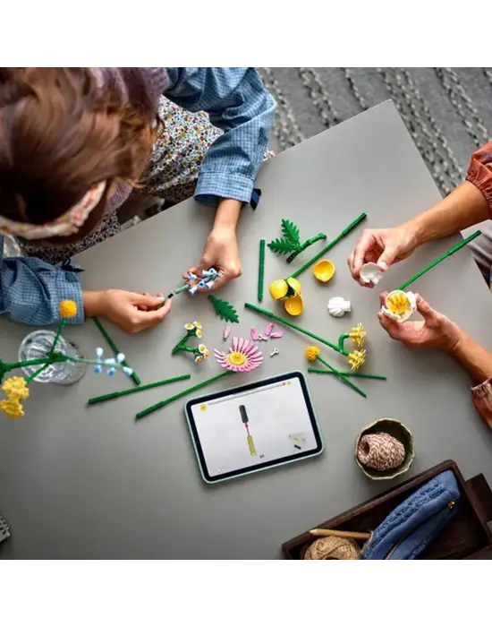 10347 Lego iconic Botanicals Pembe Çiçek Buketi 373 parça +9 yaş