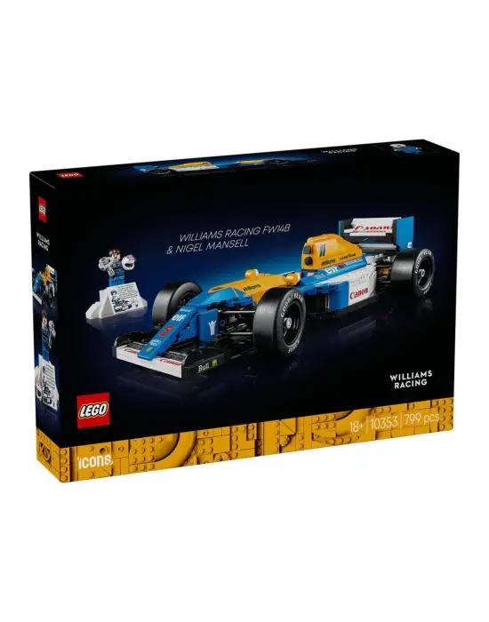 10353 Lego icons Williams Racing FW14B ve Nigel Mansell 10353 parça +18 yaş