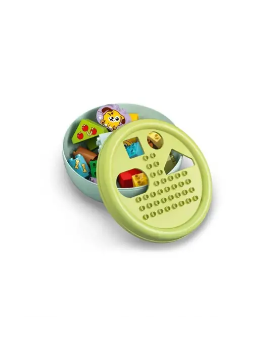 Omarı Renkli Bloklarla Oluşturulan Oyun Evi 17 Parça +1,2 Yaş