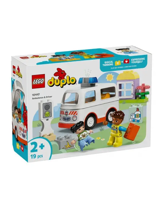 10447 Lego Duplo Ambulans ve Sürücü 19 parça +2 yaş
