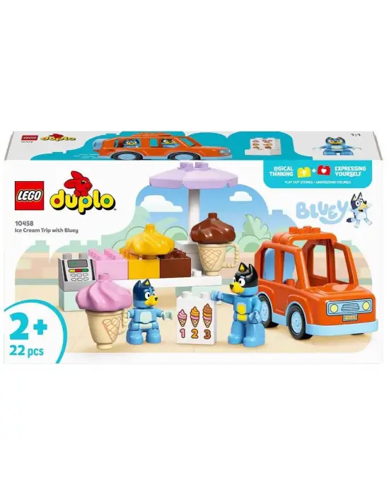10458 Lego Duplo Bluey ile Dondurma Gezisi 22 parça +2 yaş