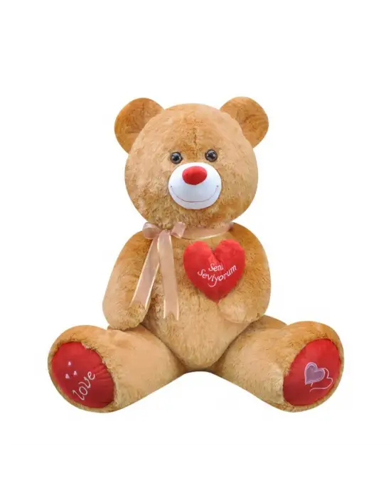 1045K Tıkıl Ayı Kahverengi 65 cm- Selay Oyuncak