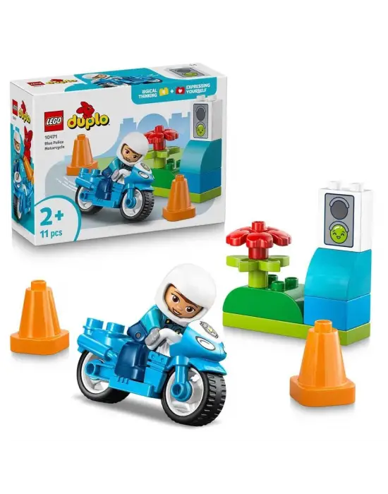 10471 Lego Duplo Mavi Polis Motosikleti 11 parça +2 yaş