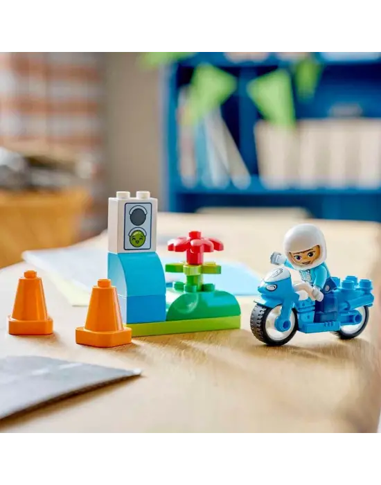 10471 Lego Duplo Mavi Polis Motosikleti 11 parça +2 yaş
