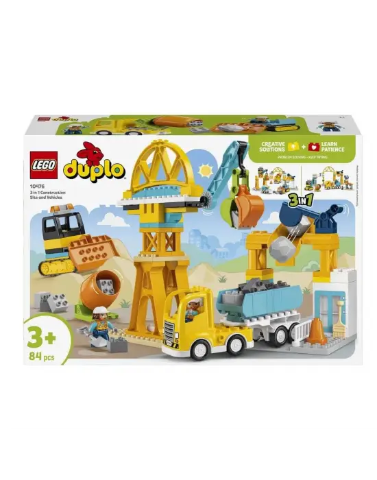 10476 Lego Duplo İnşaat Sahası ve Araçları 84 parça +3 yaş