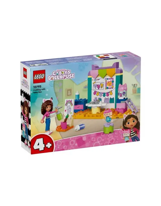 10795 Lego Gabby’s Dollhouse Gabbynin Hayal Evi Baby Box ile El Sanatları 60 parça +4 yaş